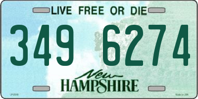 NH license plate 3496274