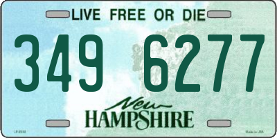 NH license plate 3496277