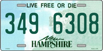 NH license plate 3496308