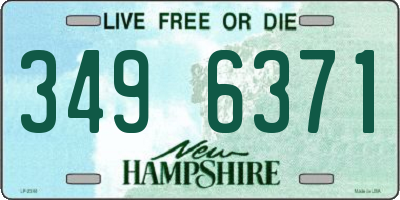 NH license plate 3496371