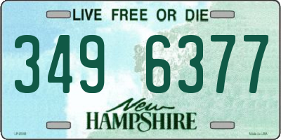 NH license plate 3496377
