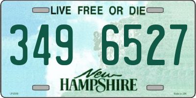NH license plate 3496527