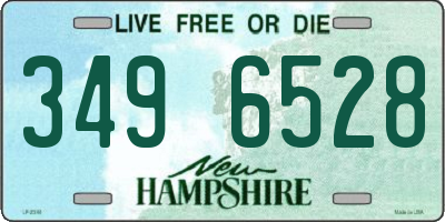 NH license plate 3496528