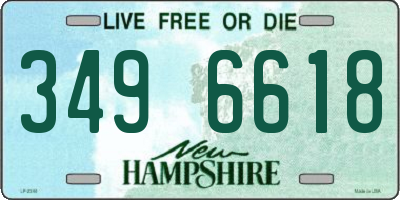 NH license plate 3496618