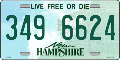 NH license plate 3496624
