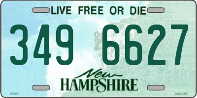 NH license plate 3496627