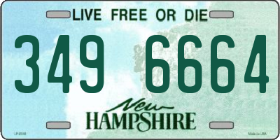 NH license plate 3496664