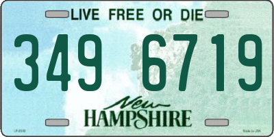 NH license plate 3496719