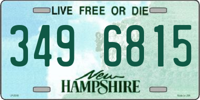 NH license plate 3496815
