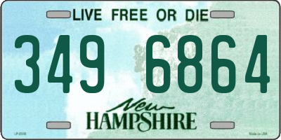NH license plate 3496864