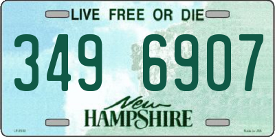 NH license plate 3496907