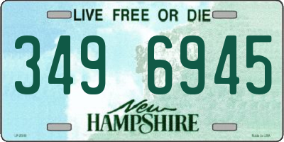 NH license plate 3496945