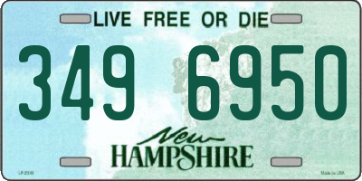 NH license plate 3496950