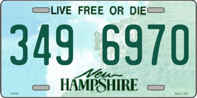 NH license plate 3496970