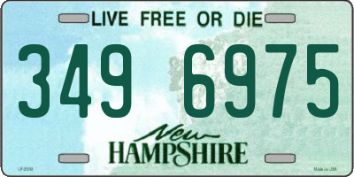 NH license plate 3496975