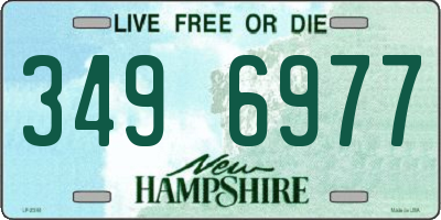 NH license plate 3496977