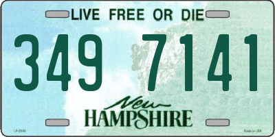 NH license plate 3497141