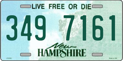 NH license plate 3497161