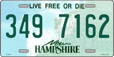 NH license plate 3497162