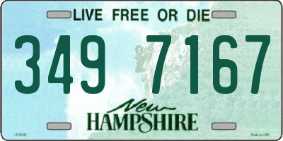 NH license plate 3497167