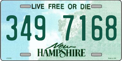 NH license plate 3497168