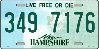 NH license plate 3497176