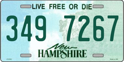 NH license plate 3497267