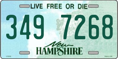 NH license plate 3497268