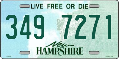 NH license plate 3497271