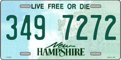 NH license plate 3497272