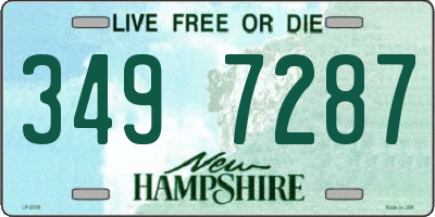 NH license plate 3497287