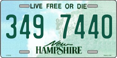 NH license plate 3497440