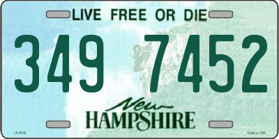 NH license plate 3497452