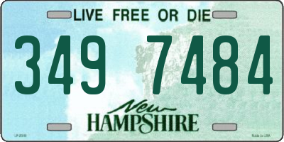 NH license plate 3497484