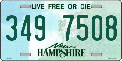 NH license plate 3497508