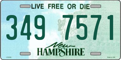 NH license plate 3497571