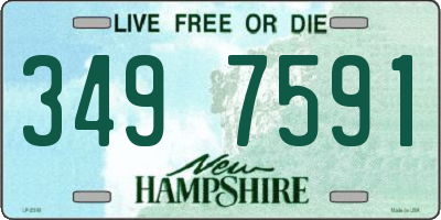 NH license plate 3497591