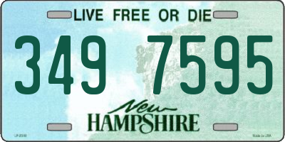 NH license plate 3497595