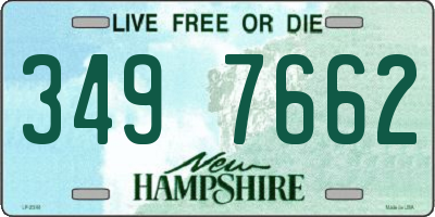 NH license plate 3497662
