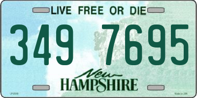 NH license plate 3497695