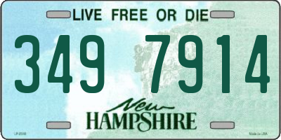 NH license plate 3497914