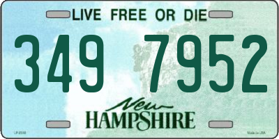 NH license plate 3497952