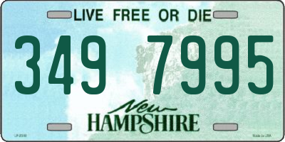 NH license plate 3497995