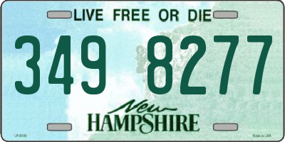 NH license plate 3498277