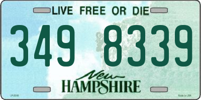 NH license plate 3498339