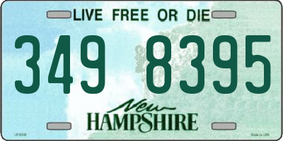 NH license plate 3498395