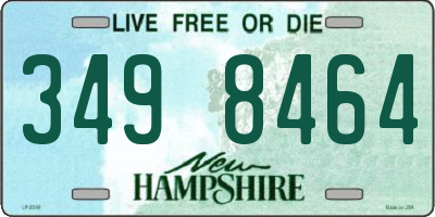 NH license plate 3498464