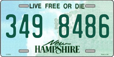 NH license plate 3498486