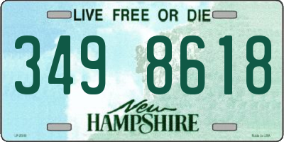 NH license plate 3498618