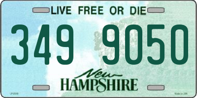NH license plate 3499050